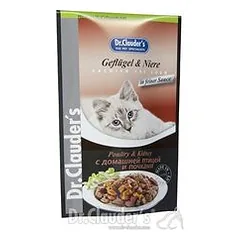 Dr. Clauder's Best Choice Cat P.B. drėgnas maistas katėms 20 x 100 g, Vištiena ir antiena želėje — 3 nuotrauka