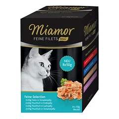 Miamor Feine Filets Mini Pouch drėgnas maistas katėms, ekonominė pakuotė 32 x 50 g — 4 nuotrauka