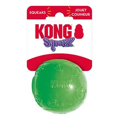 KONG Squeezz Ball žaislas šunims su cypuku, M dydis — 3 nuotrauka