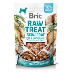 Brit Dog Raw freeze-dried Skin&Coat Fish&Chicken skanėstai šunims 40g
