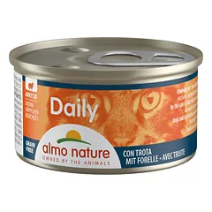 Almo Nature Daily Upėtakio gabaliukai padaže, suaugusioms katėms, 85 g