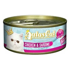 Aatas Cat Creamy Chicken & Sardine konservai katėms, 80 g