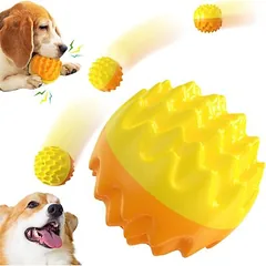 MCBOSON 2-teiliges Quietschball-Spielzeug für Hunde