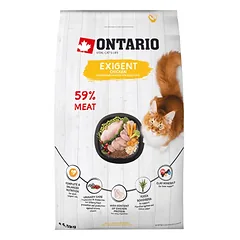 Sausas maistas išrankioms katėms su vištiena, Ontario Exigent, 1 kg