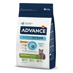 Advance Junior Sterilized 1,5kg parduotuvėje vetprekes.lt