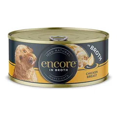 ENCORE Dog Chicken Breast in Broth vištienos krūtinėlė sultinyje 156 g