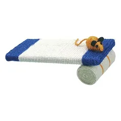 Camon kačių draskymo lenta su sizalio voleliu ir žaisliuku, 35×15 cm