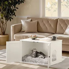 Kačių namelis su išimama pertvara, 80 x 53 x 50 cm