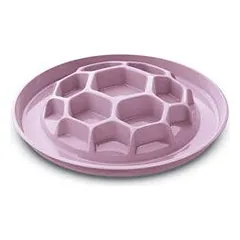 Georplast Slow Food Honey plastmasinis dubenėlis lėtam maisto ėdimui, su neslystančiu pagrindu, 32x32x6 cm — 4 nuotrauka