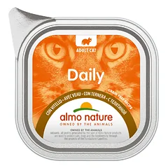 Almo Nature Daily paštetos suaugusioms katėms su veršiena, 100 g