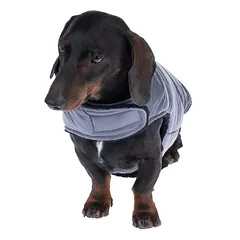 zooplus Basics paltas šunims su atšvaitiniu užtrauktuku, Dideliems 26–45 kg — 5 nuotrauka