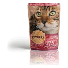 Petkult Adult konservai katėms su žvėriena, 100 g photo