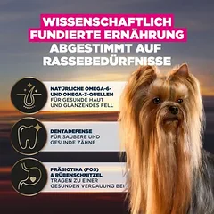 Eukanuba Adult Breed Care Yorkshire Terrier, sausas maistas šunims, 1,5 - 2,9 kg — 3 nuotrauka