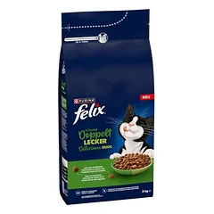 Felix Inhome Doppelt lecker su vištiena ir kalakutiena, sausas maistas katėms, 1,5 - 2,9 kg — 1 nuotrauka