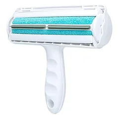 Zoomtopia Brosse anti-poils chien chat réutilisable ABS blanc