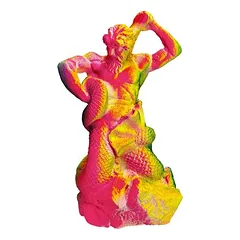 Nobby Aquariendekoration Griechische Figur neon