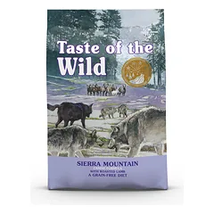 TASTE OF THE WILD Sierra Mountain 12,2 kg su kepta ėriena
