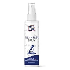 Pet Clean Anti-Tick Spray nuo erkių ir blusų purškalas šunims ir katėms, 250 ml