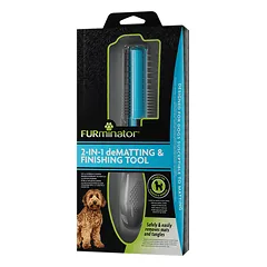 FURminator 2in1 šukos šunims — 2 nuotrauka