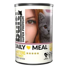 BULTI Daily Meal Kitten drėgnas maistas kačiukams, skardinė 400 g — 2 nuotrauka