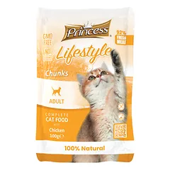 PRINCESS Lifestyle šlapias ėdalas katėms su vištiena, 100g