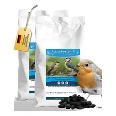 Futterbauer 20 kg juodos saulėgrąžos, lesalas paukščiams, Futterbauer 10 kg juodos saulėgrąžos — 3 nuotrauka