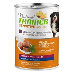NT Sensitive No Gluten M/M Duck konservai su antiena 400g (12)