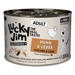 Lucky Jim MINI Adult drėgnas maistas šunims 6 x 200 g — 1 nuotrauka