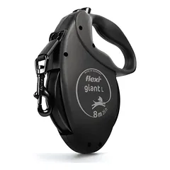 FLEXI pavadėlis šuniui Giant L Black Edition, juostinis 8m, juodas — 5 nuotrauka