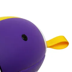 Šunų žaislas pripučiamas kamuolys, violetinis/geltonas — 4 nuotrauka
