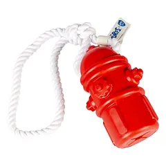 Duvo+ žaislas šunims "Smurfai" Smurfas ugniagesys, guminis, raudonas