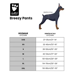 Hurtta Breezy Pants - šilumos kelnės su reguliuojamu apimtimi, Black / XS — 2 nuotrauka