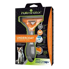 FURminator deShedding šukos ilgaplaukiams šunims M dydis