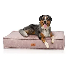 Knuffelwuff pagalvė šunims Lesedi iš kordo su rankų darbo audinio išvaizda, Vidutiniams 11–25 kg — 2 nuotrauka