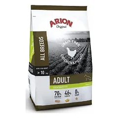 Arion Original Grain Free Chicken & Potato sausas maistas suaugusiems šunims 12kg