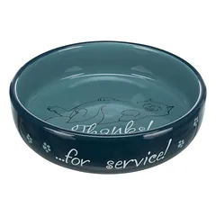 Trixie Ceramic Bowl For Short-Nosed Breeds keraminis dubenėlis katėms ir trumpasnukiams šunims, 0.3 l/15 cm
