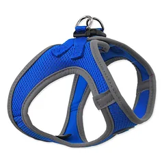 Dog Fantasy Harness Puppy Reflective S dydžio petnešos šuniukams, reguliuojamos, mėlynos, 36-41 cm