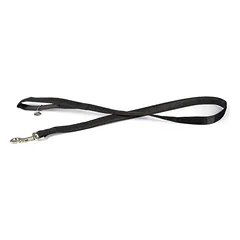 Beeztees pavadėlis šunims Mac iš odos, juodas, Matmenys: 120 cm / 25 mm — 2 nuotrauka