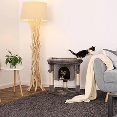 Lionto draskyklė katėms, 60 cm, šviesiai pilka — 2 nuotrauka