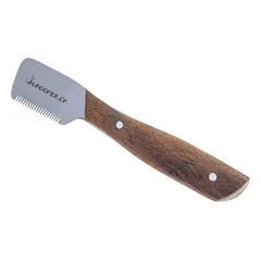 Groomer.dk Danish Classic Knife - klasikinis trimeris su medine rankena, Coarse — 5 nuotrauka