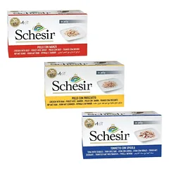 SCHESIR Skonių mišinys želė 12x85 g šlapias maistas šunims