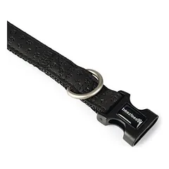 Beeztees Hundehalsband Mac Leder schwarz