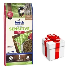 Bosch Sensitive Lamb & Rice, aviena ir ryžiai (naujas receptas) 15kg + STAIGMENA ŠUNIUI