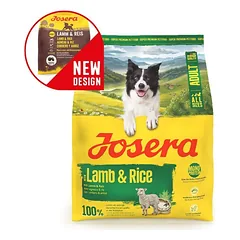 Josera Lamb & Rice sausas pašaras suaugusiems šunims su ėriena ir ryžiais, 900 g