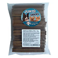 Dantų kryžminis kepenys JUKO Užkandžiai 1 kg (apie 42 - 51 vnt.)