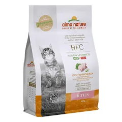 Almo Nature HFC Chicken sausas maistas kačiukams su vištiena, 300 g