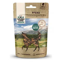 WILDES LAND horse training skanėstai su arkliena šunims, 70 g