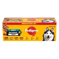 PEDIGREE Adult Protein+ šlapias šunų maistas želėje, 40 x 85 g