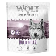 Wolf of Wilderness "Wild Hills" su antiena Adult, sausas maistas šunims, 1 kg — 2 nuotrauka