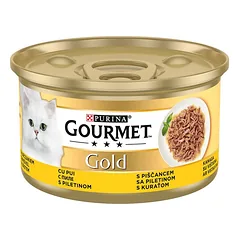 Gourmet Gold Succulent Delights 24x85g su vištiena/jautiena/lašiša/žuvimi, 24 x 85 g — 3 nuotrauka